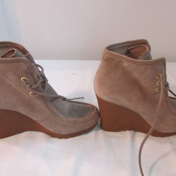 Michael Kors Rory Wedge Suede Bootie - Picture 3 of 11